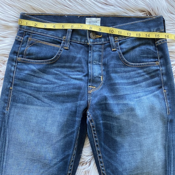 Hudson Byron Five Pocket Straight Dark Wash Jean Mens 29 x 34 - Picture 5 of 12